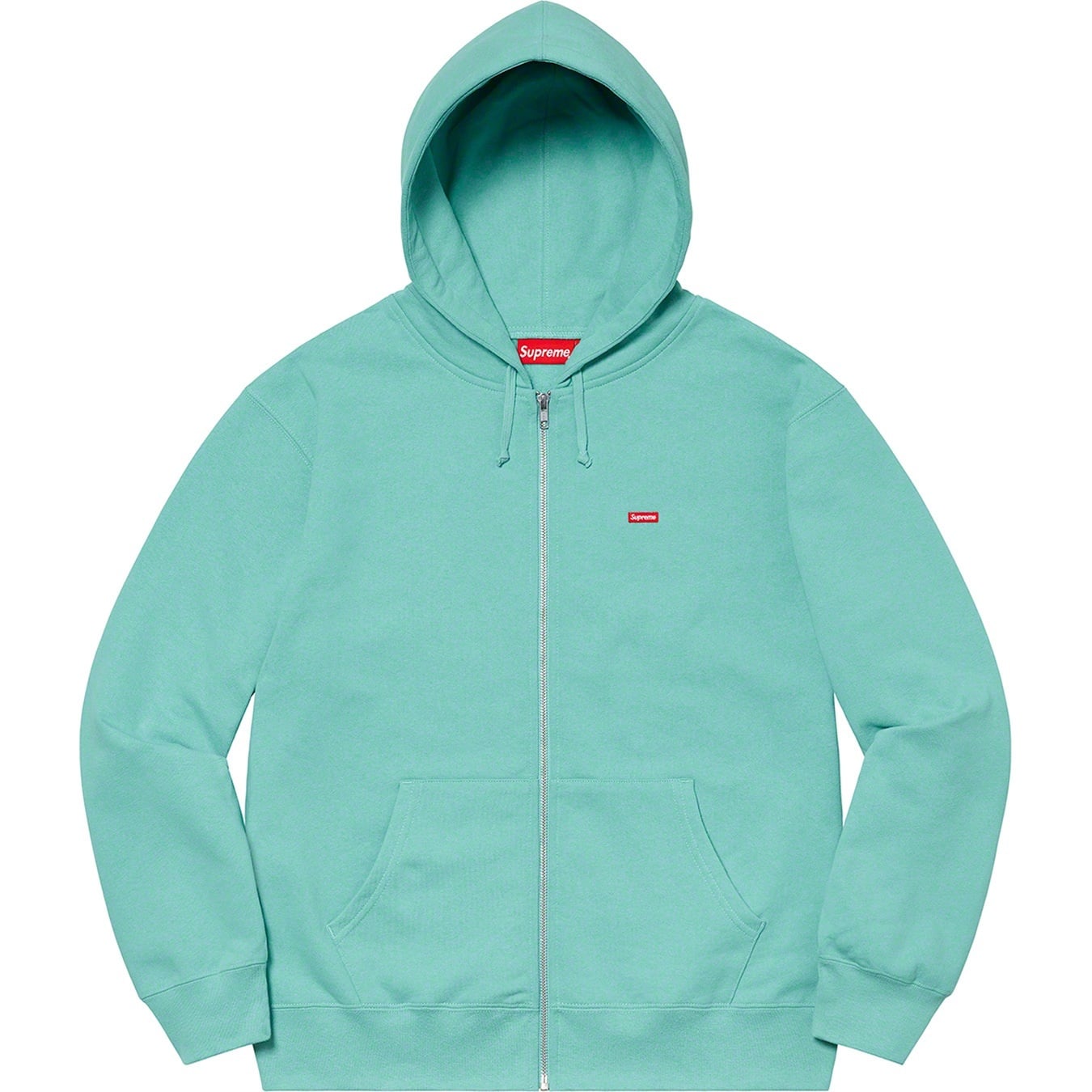 Small Box Zip Up Hooded Sweatshirt view 9
